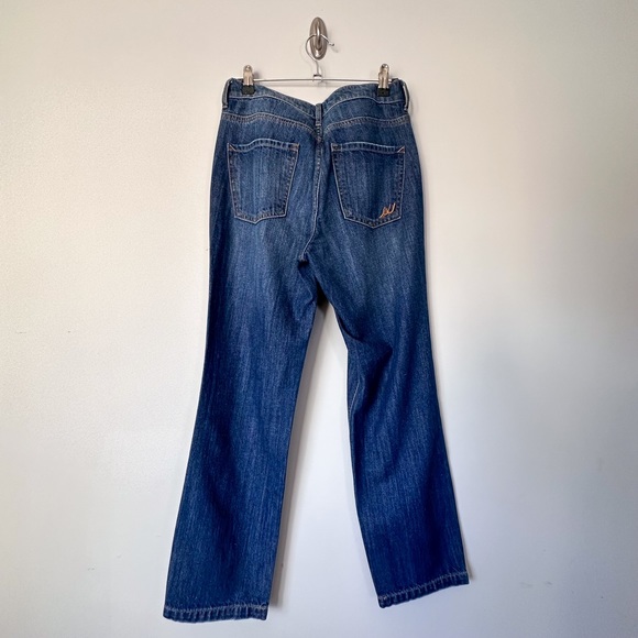 Express Straight Crop High Rise Rigid Denim Jeans - Picture 3 of 5